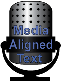 Media Aligned Text Icon